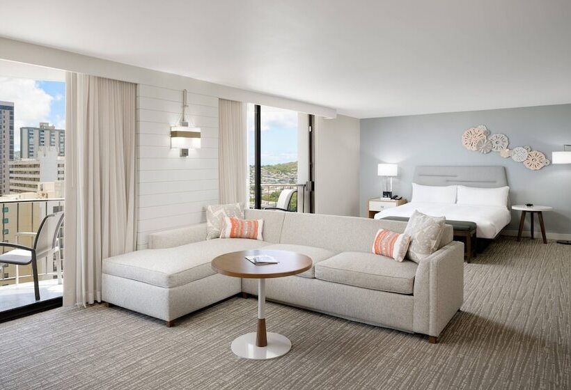 주니어 스위트 도시 전망, Waikiki Beach Marriott Resort & Spa