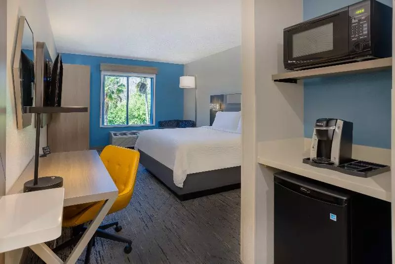 キングサイズベッドのスタンダードルーム, Holiday Inn Express And Suites Tampa I 75 At Bruce B. Downs, An Ihg