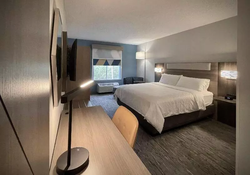 キングサイズベッドのスタンダードルーム, Holiday Inn Express And Suites Tampa I 75 At Bruce B. Downs, An Ihg