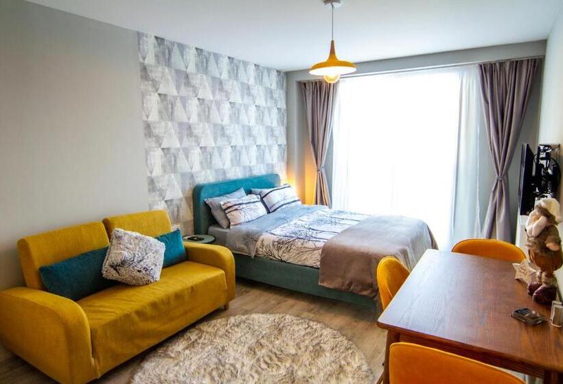 1 Schlafzimmer Apartment mit Terrasse, New Gudauri Lofts By Gudauri Travel