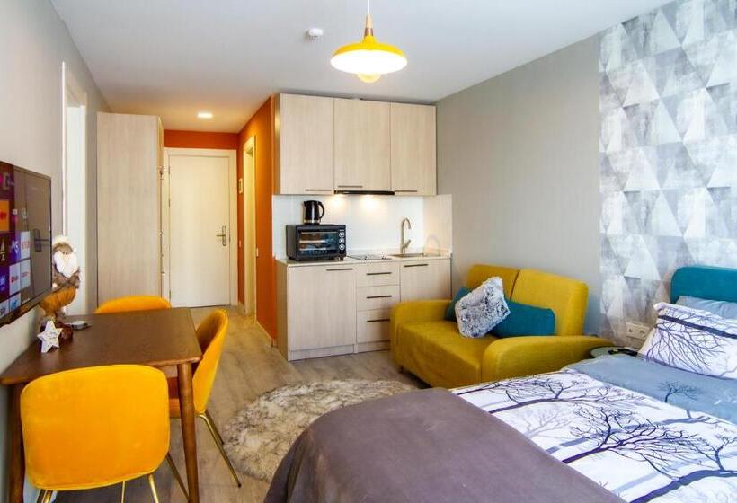 1 Schlafzimmer Apartment mit Terrasse, New Gudauri Lofts By Gudauri Travel