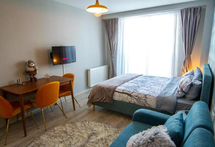 1 Schlafzimmer Apartment mit Terrasse, New Gudauri Lofts By Gudauri Travel