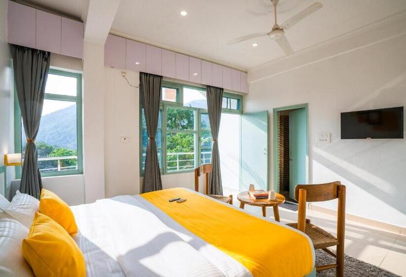 Deluxrum med Balkong, Zostel Rishikesh, Laxman Jhula