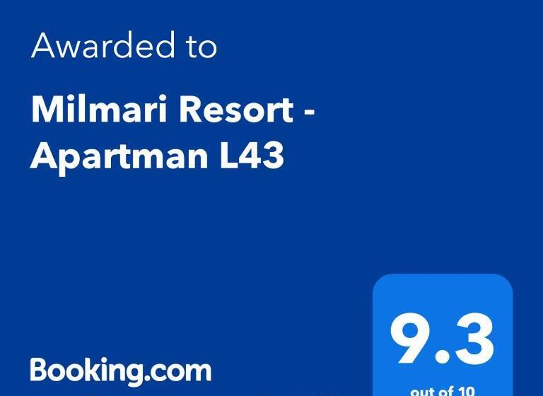 آپارتمان 1 خوابه با تراس, Milmari Resort Apartman L43