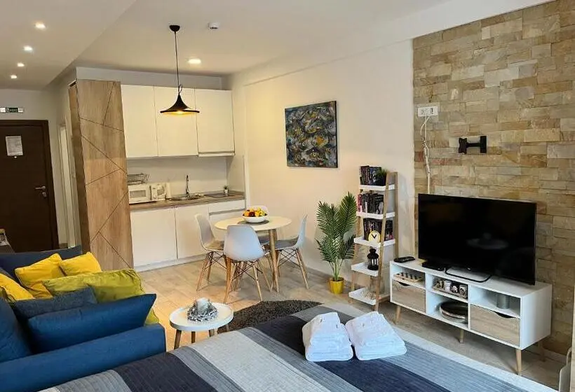 آپارتمان 1 خوابه با تراس, Milmari Resort Apartman L43