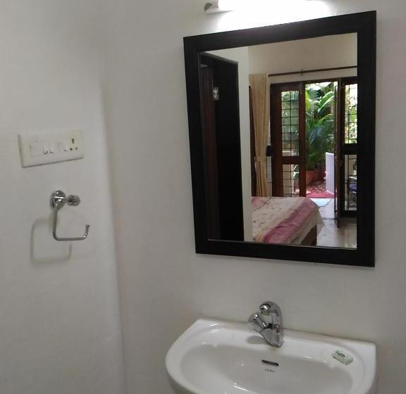 חדר סטנדרט עם מרפסת, Alba Rooms Palolem Rosebuds