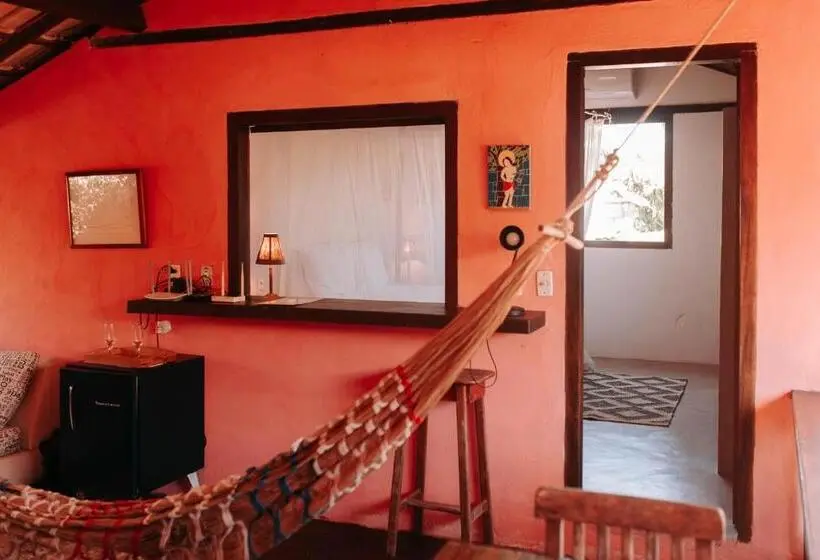 Standard-huone Puutarhanäkymä, Pousada Caraiva Guest House