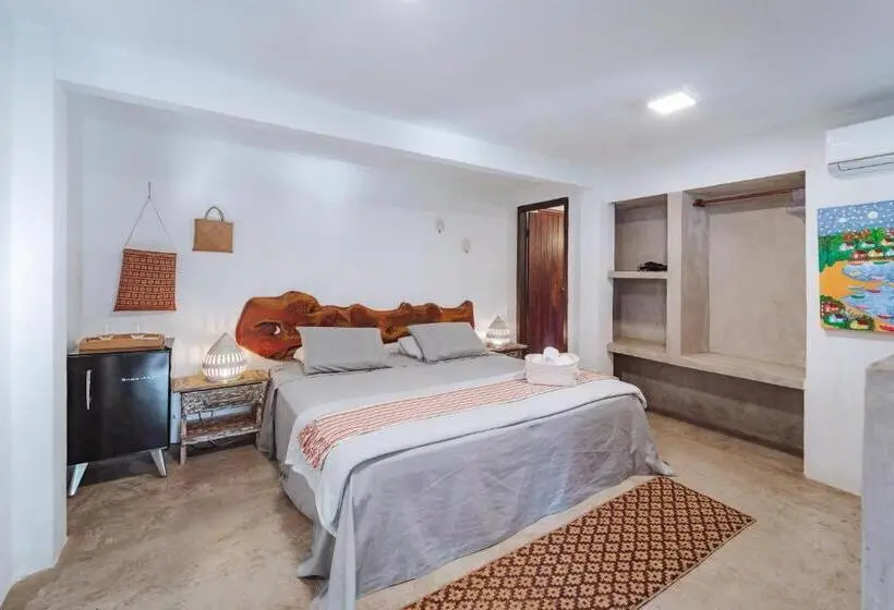 Standard-huone Parveke, Pousada Caraiva Guest House