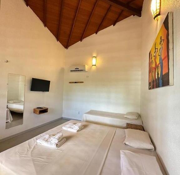 Апартаменты 1 Спальня Нижний Этаж, Pousada Vento Do Kite