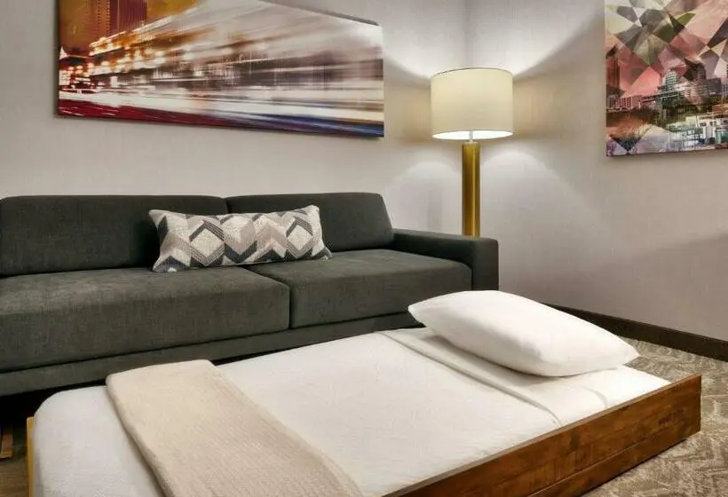 キングサイズベッドのスイートルーム, Springhill Suites By Marriott Salt Lake City West Valley