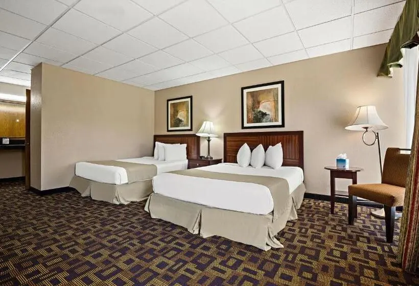 身障者適用クイーンサイズベッドルーム, Rodeway Inn