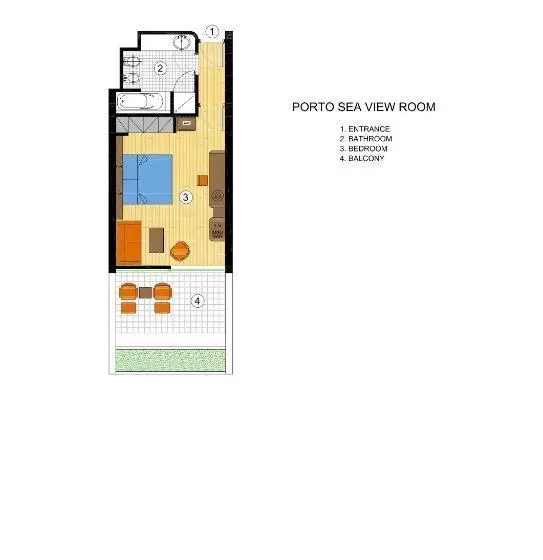 オーシャンビュースタンダードルーム, Porto Elounda Golf & Spa Resort