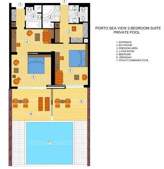 2 Bedrooms Suite Sea View, Porto Elounda Golf & Spa Resort