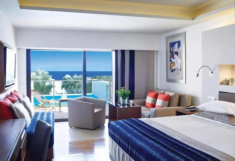 海の見えるスーペリアシングルルーム, Porto Elounda Golf & Spa Resort