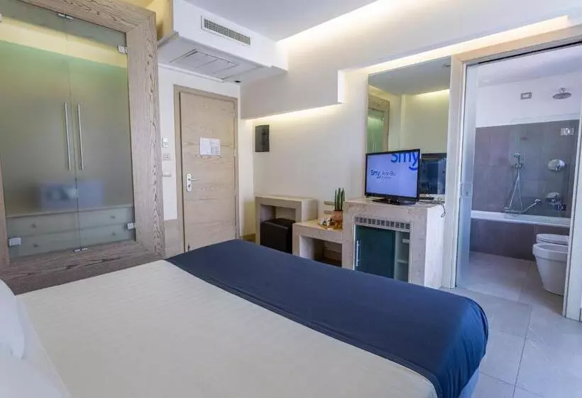 اتاق استاندارد با بالکن, Smy Aran Blu Roma Mare