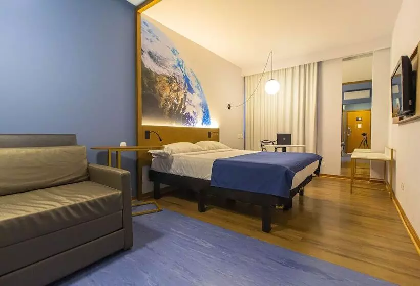 ダブルベッドスタンダードルーム, Euro Suite Curitiba Batel
