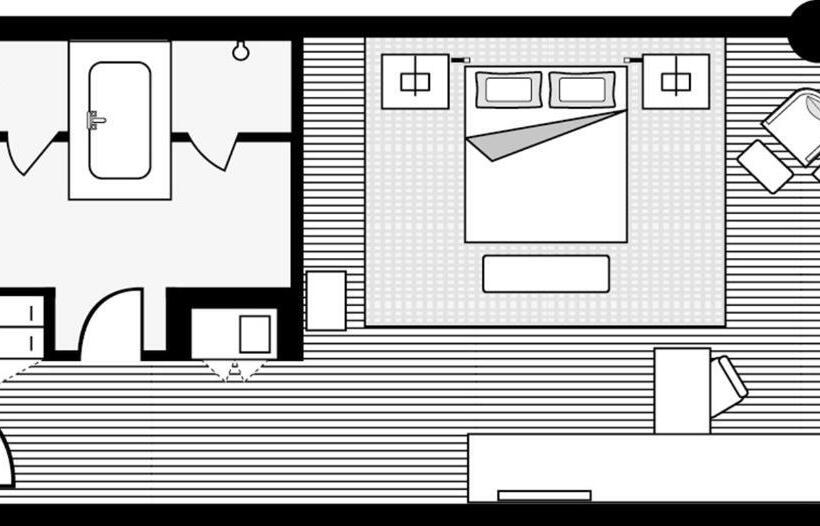 غرفة ديلوكس سرير كينج مطلة على المدينة, Four Seasons Hotel Tokyo At Marunouchi