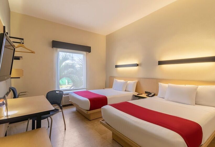 חדר סטנדרט שתי מיטות זוגיות, City Express By Marriott Cancun