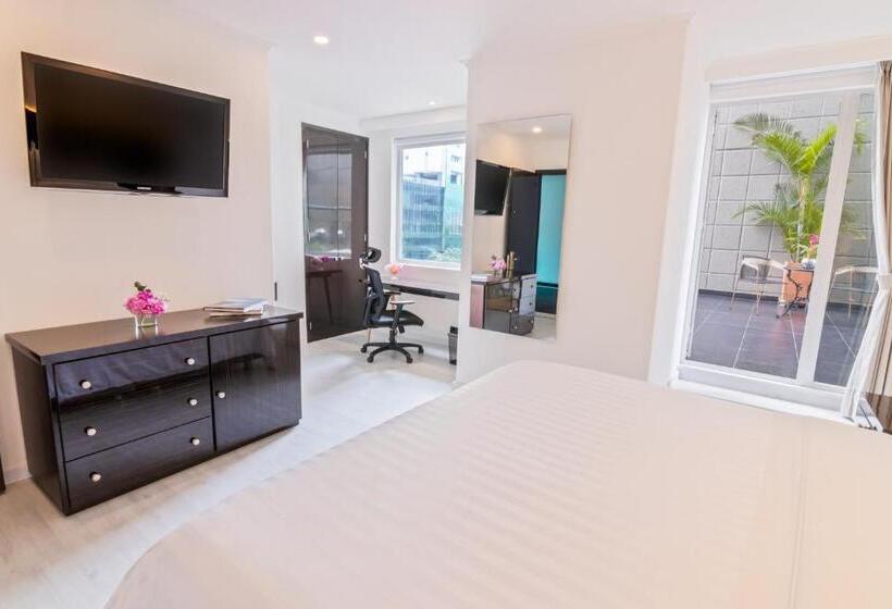 클래식 룸 킹 침대, Ghl Hotel Portón Medellín