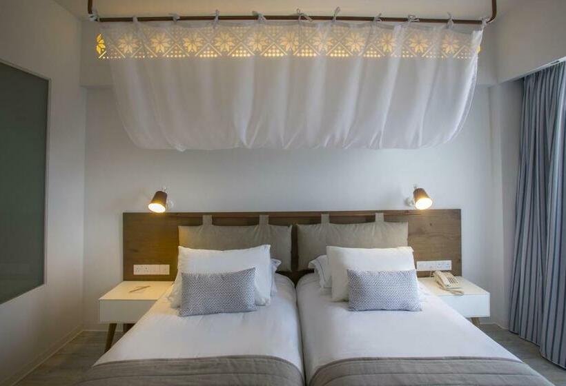 חדר סטנדרט צדדי נוף לים, Lordos Beach Hotel & Spa