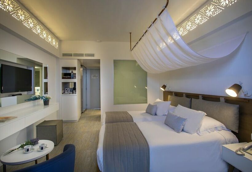 חדר סטנדרט צדדי נוף לים, Lordos Beach Hotel & Spa