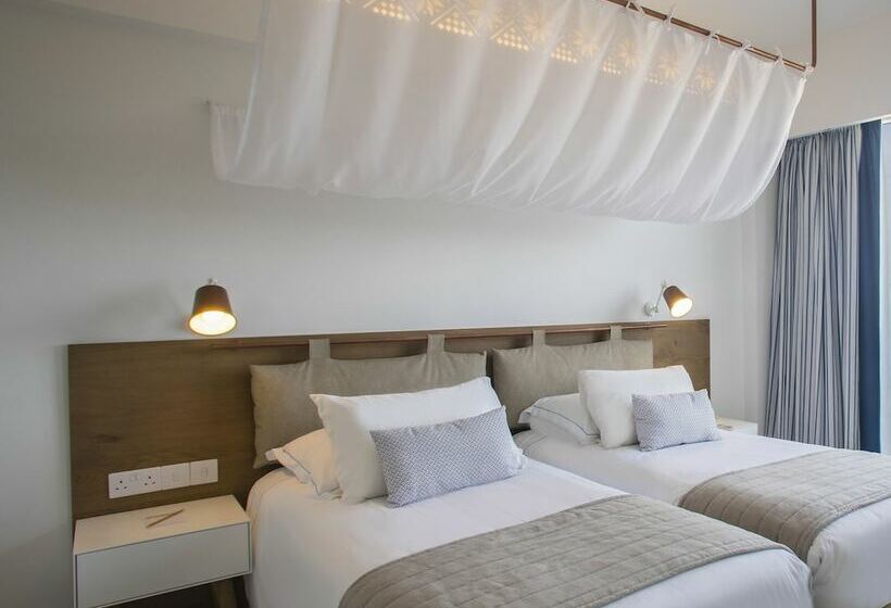 חדר סטנדרט צדדי נוף לים, Lordos Beach Hotel & Spa