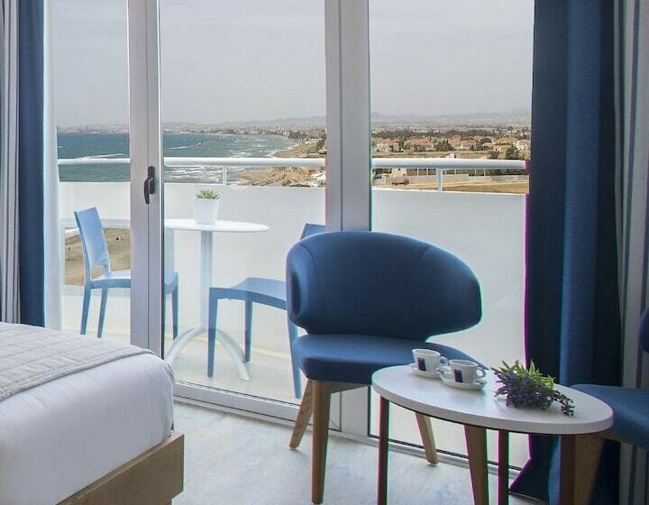 חדר סטנדרט צדדי נוף לים, Lordos Beach Hotel & Spa