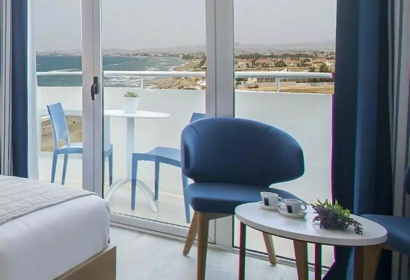 اتاق استاندارد یک تخته با چشم‌انداز دریا, Lordos Beach Hotel & Spa