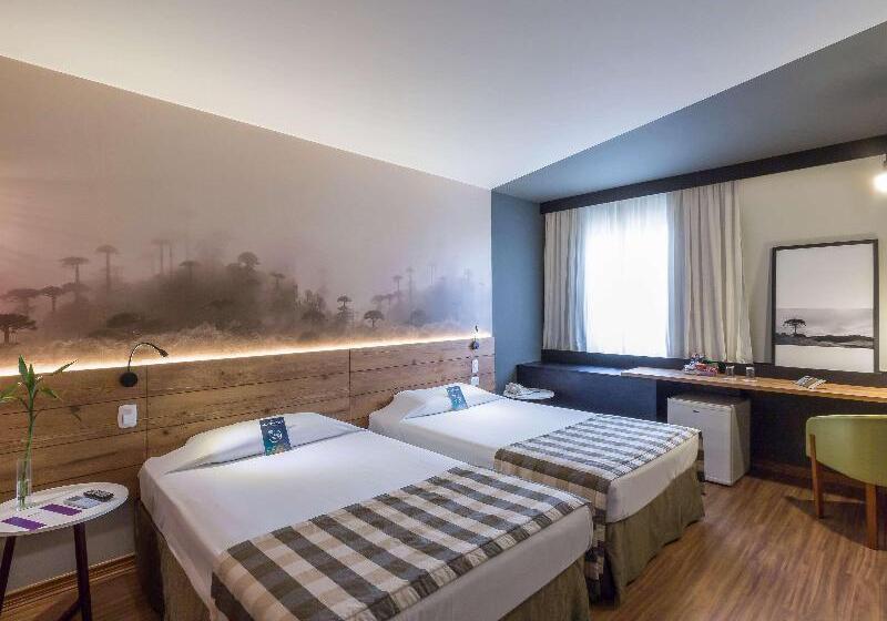 Апартаменты Deluxe 1 Спальня, Cassino Tower Curitiba Aeroporto By Nacional Inn