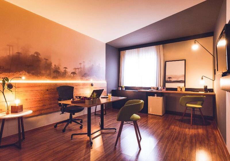 Апартаменты 1 Спальня, Cassino Tower Curitiba Aeroporto By Nacional Inn