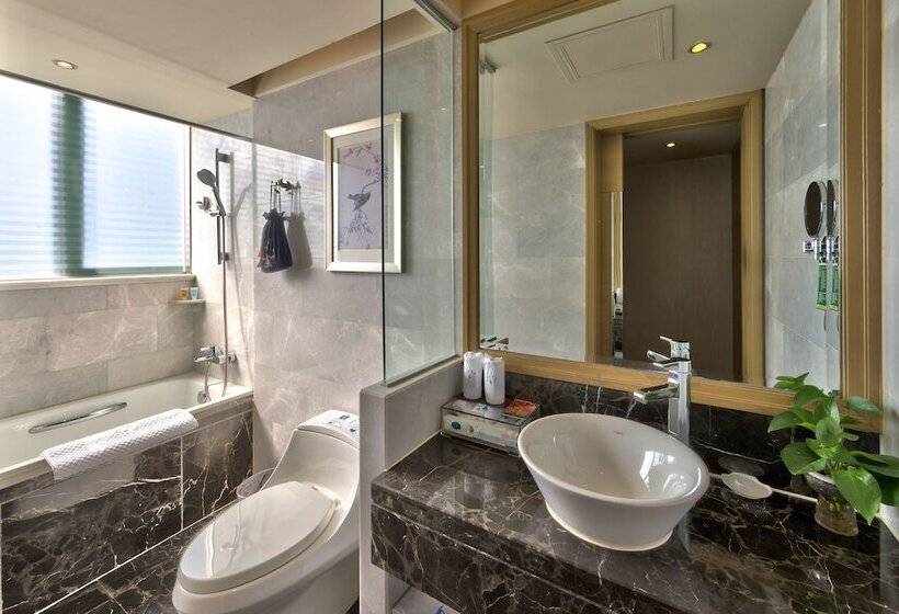 디럭스 룸, Ocean Hotel Guangzhou   Tao Jin Railway Station