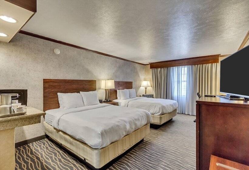 חדר סטנדרט שתי מיטות זוגיות, Radisson Hotel Salt Lake City Airport