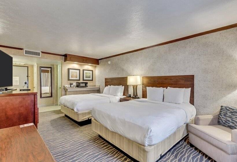 غرفه قياسيه سريرين مزدوجين, Radisson Hotel Salt Lake City Airport