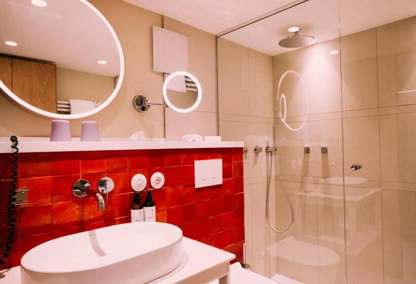 디럭스 룸, Arthotel Blaue Gans