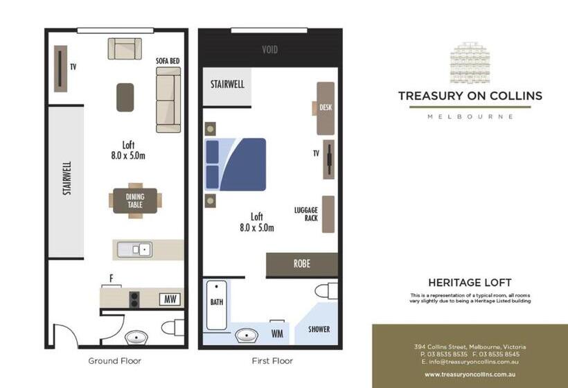 Standard Room King Size Bed, Treasury On Collins
