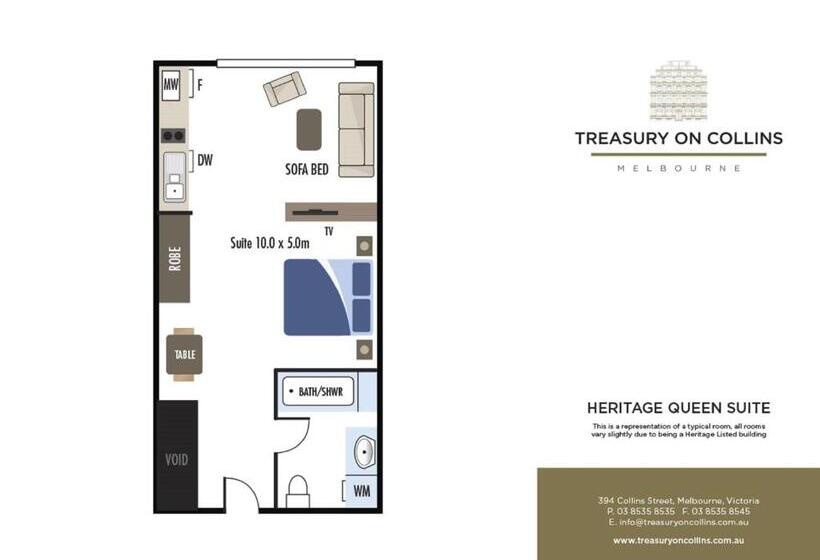 Suite King Bed, Treasury On Collins