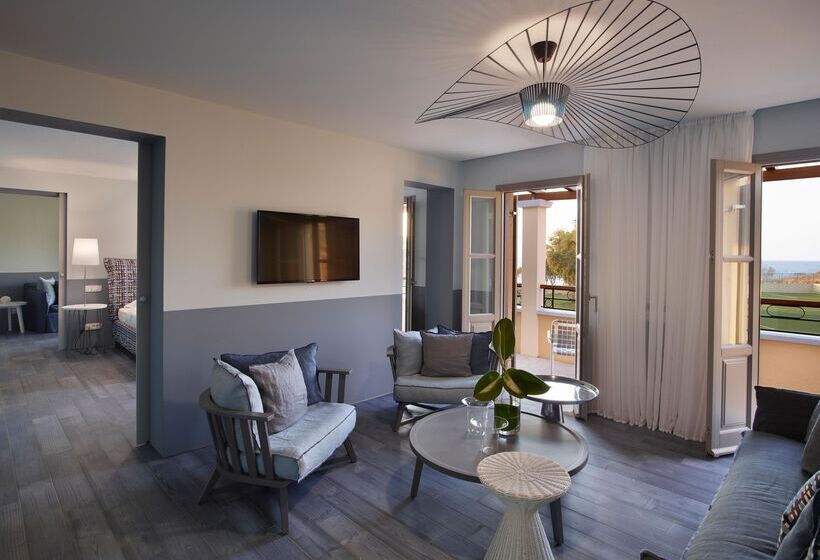 带海景的复工套房, Kalimera Kriti Hotel & Village Resort