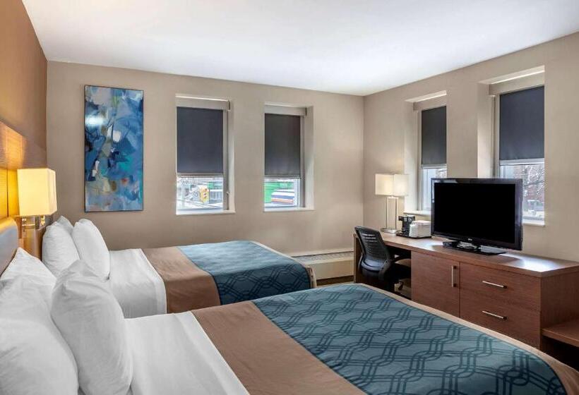 ２ダブルベッドのスタンダードルーム, Econolodge Downtown Toronto