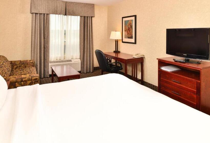 חדר סטנדרט עם מיטת קינג, Holiday Inn Express Edmonton North, An Ihg