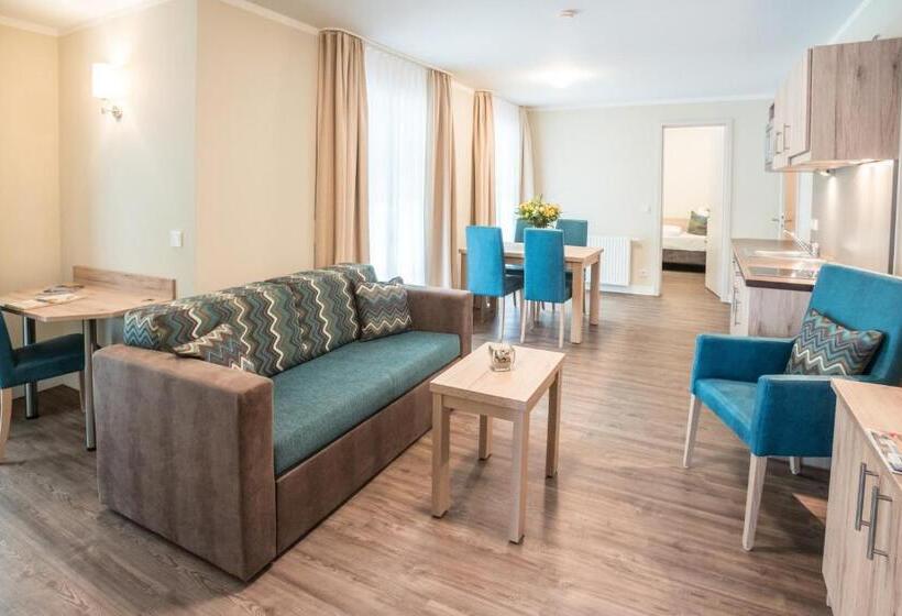 Апартаменты 2 Спальни, Akzent Apartmenthotel Residenz