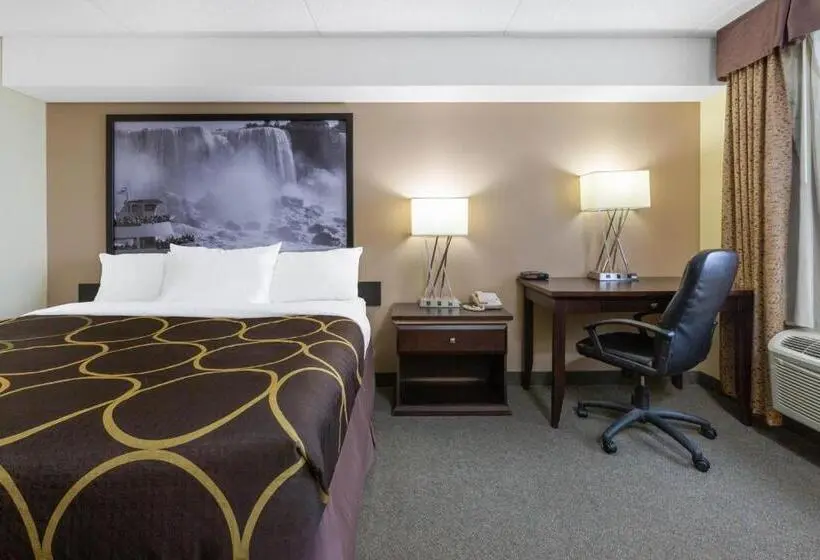 اتاق استاندارد با تخت بزرگ, Super 8 by Wyndham Niagara Falls by The Falls