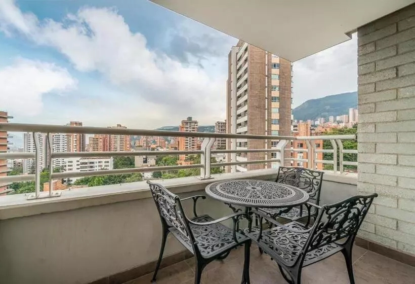 آپارتمان 1 خوابه با بالکن, Poblado Alejandria