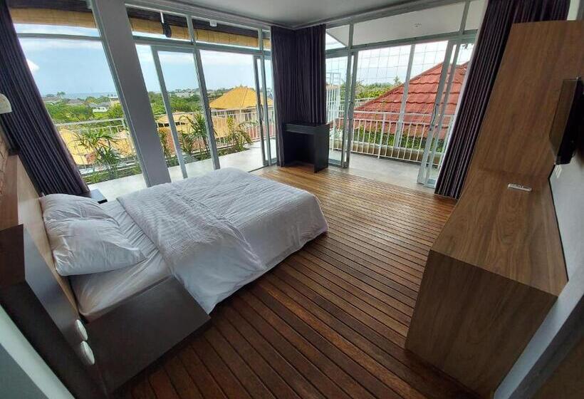 带海景的标准房, Lushy Hostel Canggu