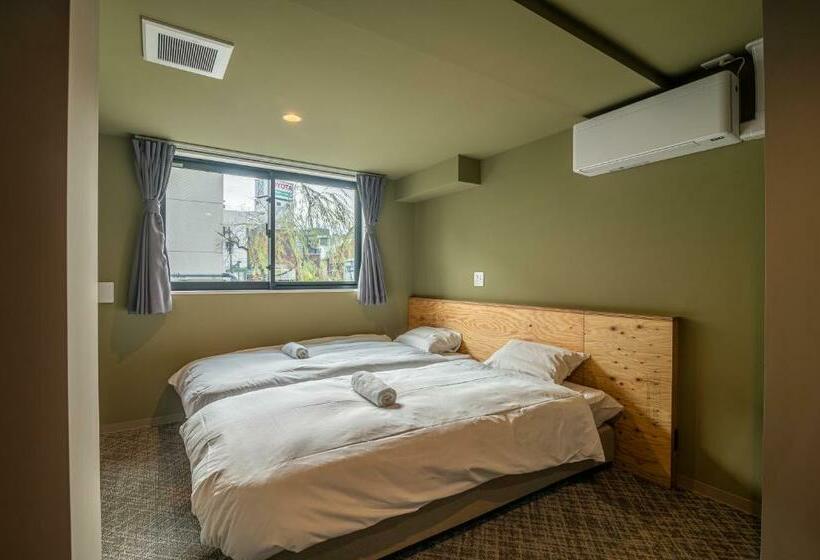 Standard-huone Jaettu Kylpyhuone, Wise Owl Hostels River Tokyo