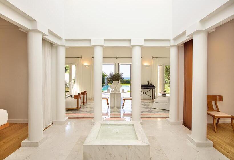 וילה עם חדר שינה אחד ובריכת שחיה, Mandola Rosa, A Grecotel Resort To Live At Riviera Olympia