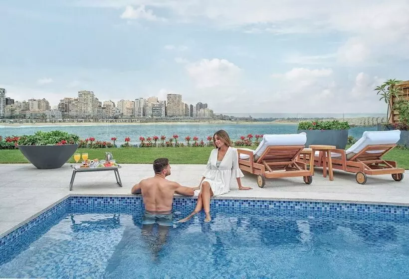 オーシャンビューの１ベッドルームビラ, Four Seasons Hotel Alexandria At San Stefano