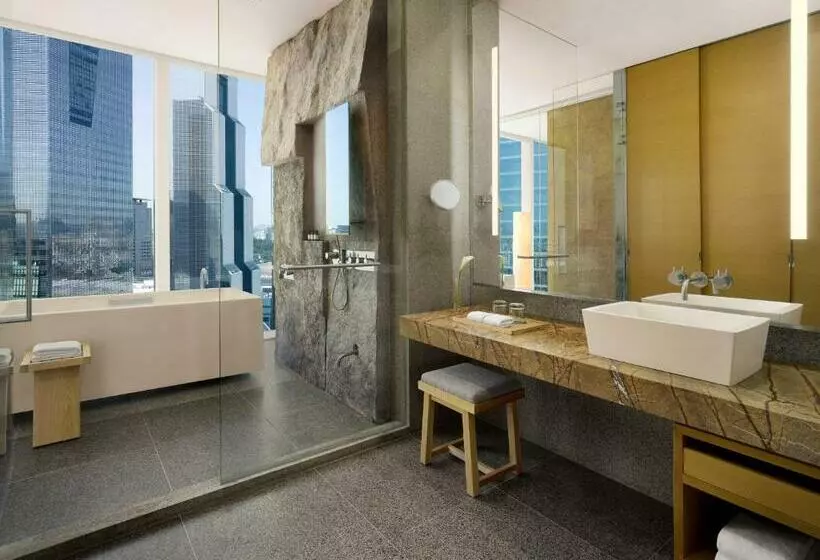 キングサイズベッド、シティビューデラックスルーム, Park Hyatt Seoul