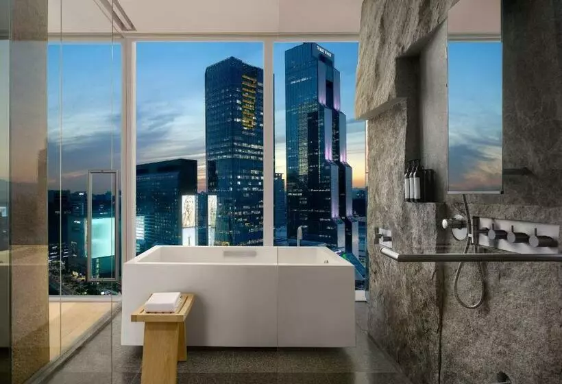 キングサイズベッド、シティビューデラックスルーム, Park Hyatt Seoul
