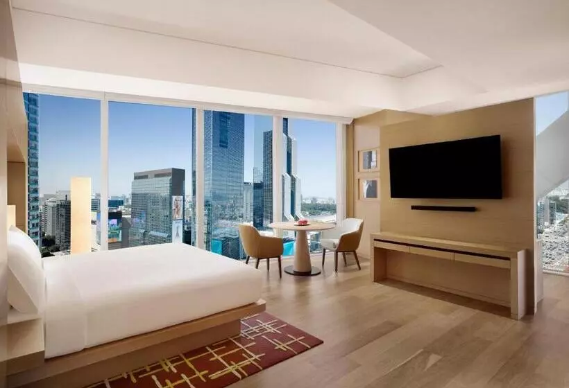 キングサイズベッドのスタンダードルーム, Park Hyatt Seoul