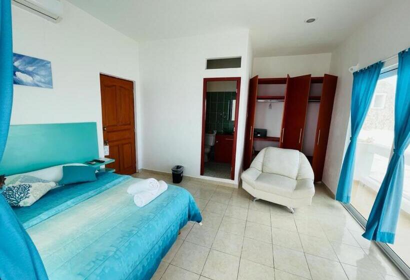 اتاق استاندارد با تراس, Amanecer Turquesa #7 Ocean View